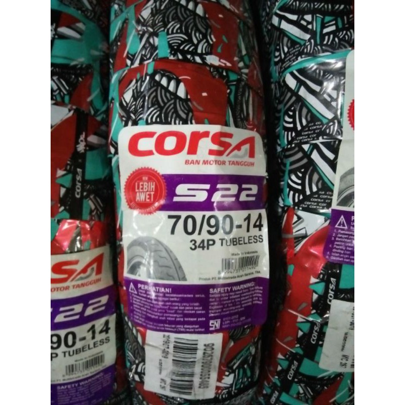 ban luar corsa s22 70/90 14 tubles