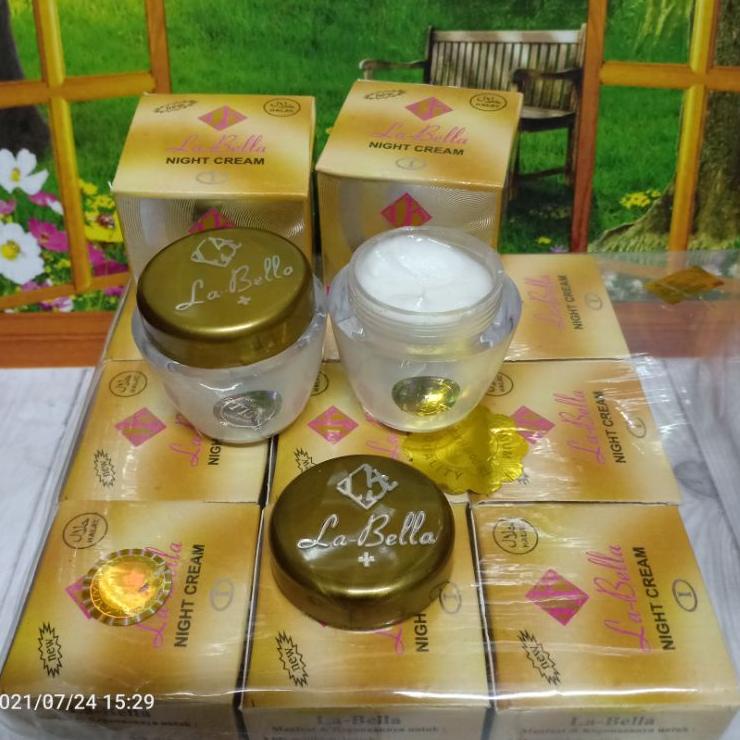 #sale ( 12PCS ) CREAM LABELLA ASLI ORIGINAL SIANG / MALAM QM