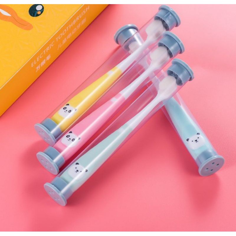 HK Sikat Gigi Bayi Silicone Anak Bulu Halus Training Toothbrush