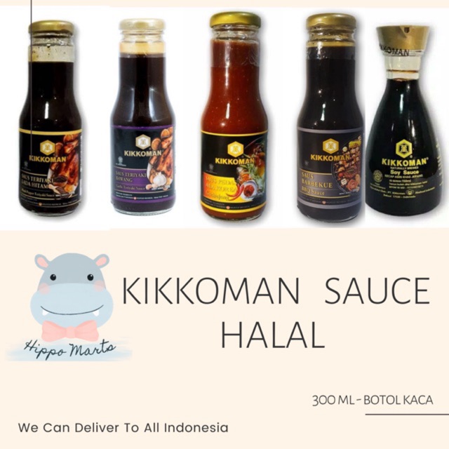 Kikkoman GOCHUJANG / GARLICK TERIYAKI / BLACKPEPPER / Barbeque / BBQ SAUCE / Kecap asin /Shoyu HALAL