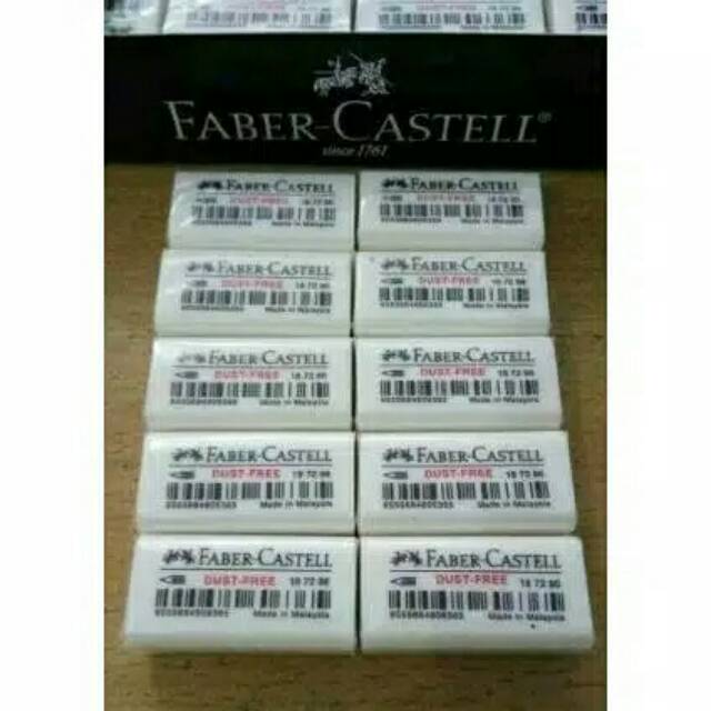 

Penghapus pensil faber castell/ kecil /dustfree / atk