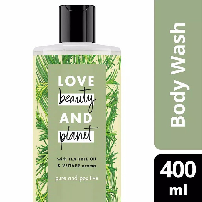 love beauty body wash with tea tree oil and vetiver aroma 400ml