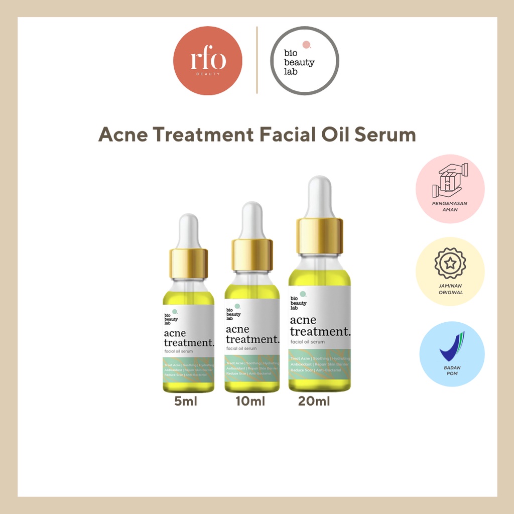 Jual Bio Beauty Lab Acne Treatment Facial Oil Serum | Shopee Indonesia