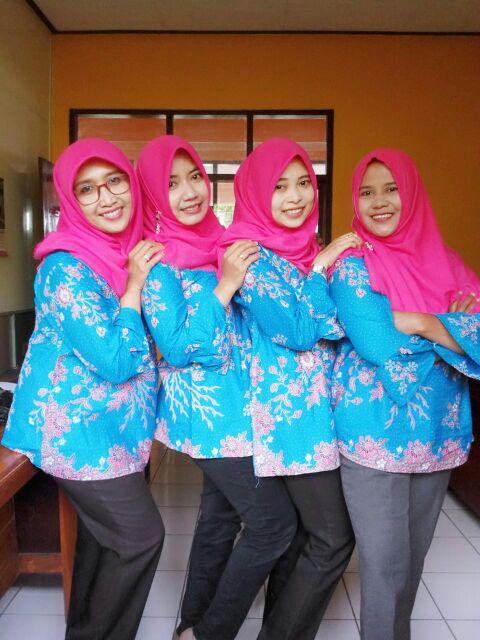 Blus Lonceng Melati Lj Batik Solo Atasan Kerja Seragam Kantor Jumbo Kondangan Blouse Modern