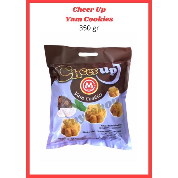 

Cheer Up Yum Cookies -Biskuit Kukis Ubi Malaysia 350gr