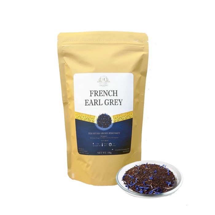 

French Earl Grey Black Tea Bergamot Oil Special Blend Teh Hitam Pouch