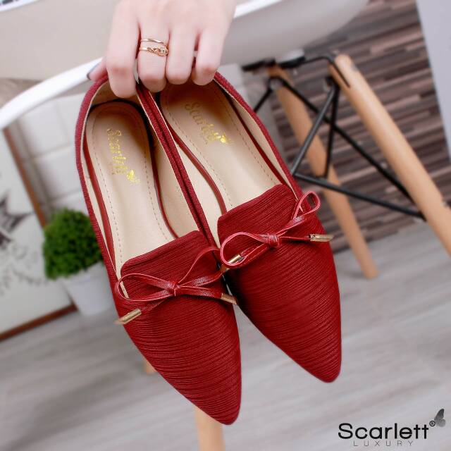 Scarlett Favian Cassual Ribbon Flatshoe