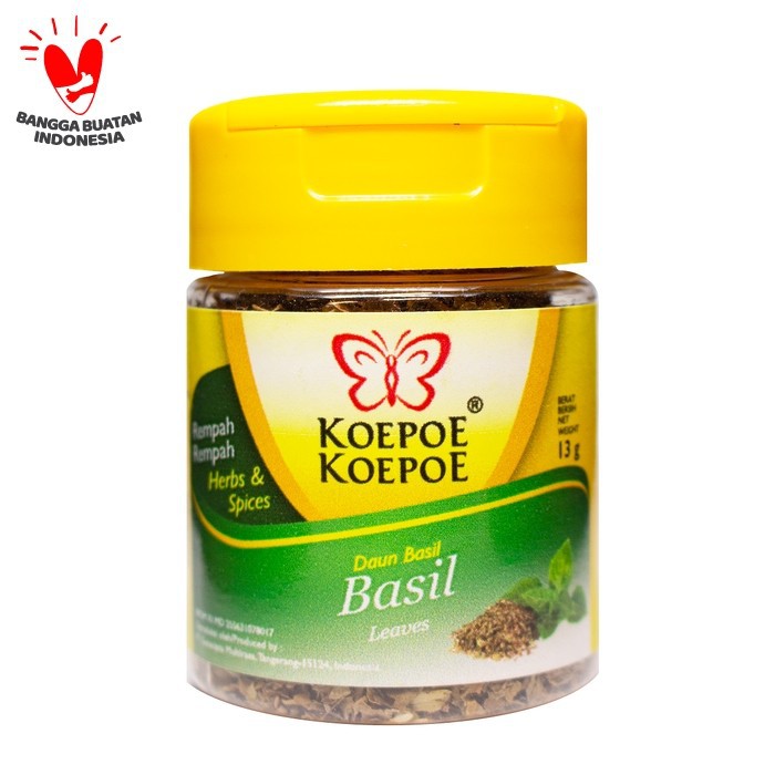 

Daun Basil Koepoe Koepoe 13 gr / Basil Leaves