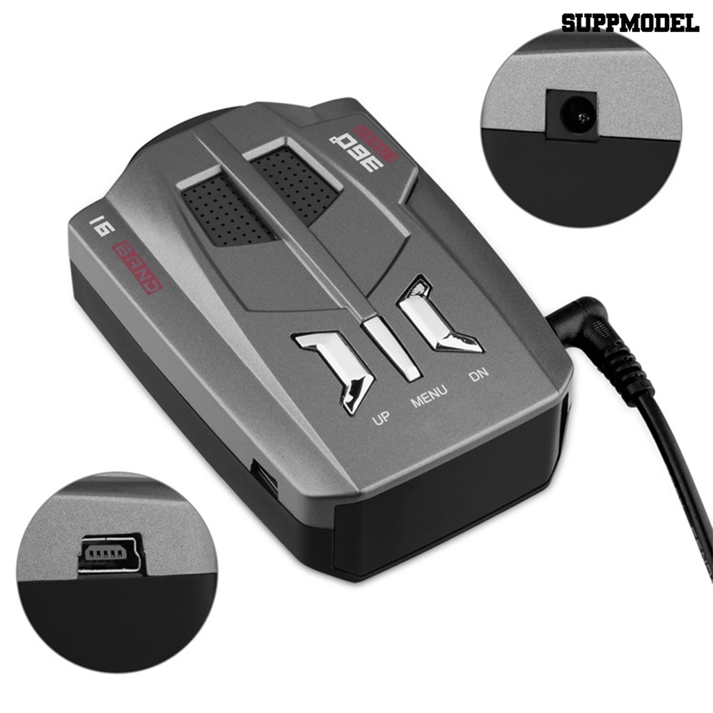 Sl V9 Alarm Peringatan Kecepatan 360 Derajat 16 Band 12V Untuk Mobil