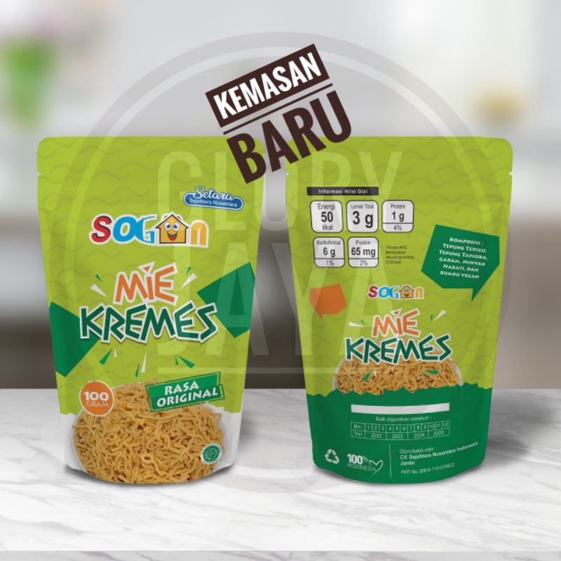 

MIE KREMES SOGAN / MI KREMES VEGAN SNACK VEGAN VEGETARIAN