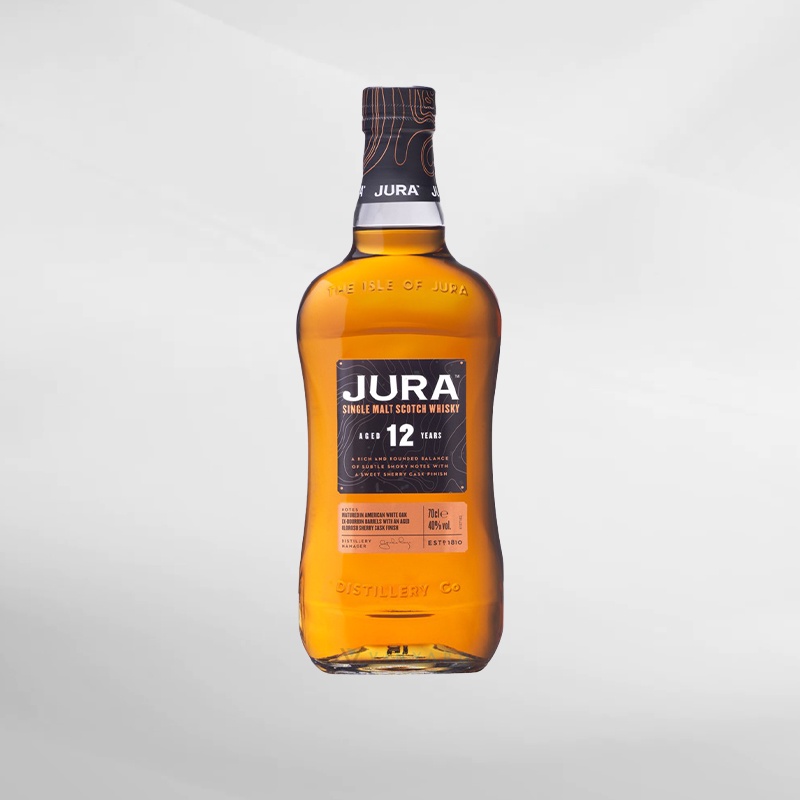 Jura 12 Yo Single Malt Whisky 700Ml