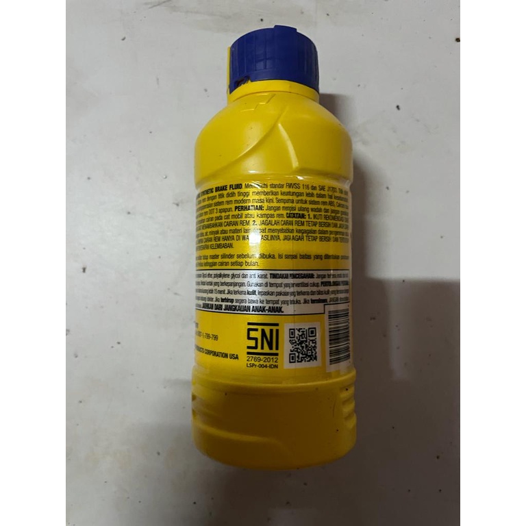 Brake Fluid Cairan Minyak Rem DOT 3 PRESTONE 300mL - merah biru