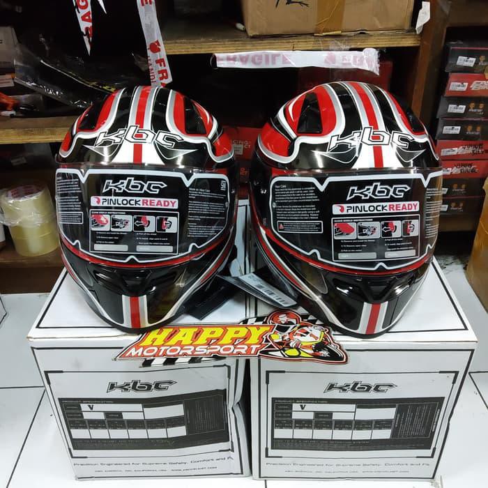 NEW ARRIVAL HELM FULL FACE KBC V EURO BLACK GREY RED