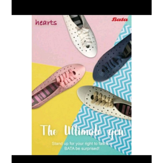 sepatu karet bata heart wanita