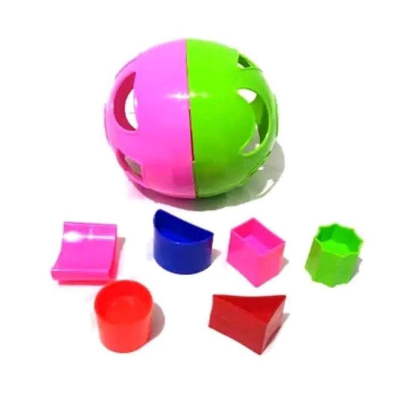PUZZLE BALL BOLA PINTAR BENTUK WARNA MAINAN EDUKASI / EDUKASI ANAK