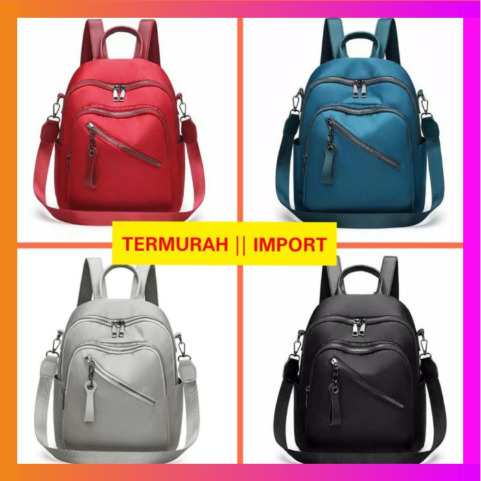 TAS RANSEL WANITA IMPORT BACKPACK TERMURAH GL758 GG1035 RLZ264