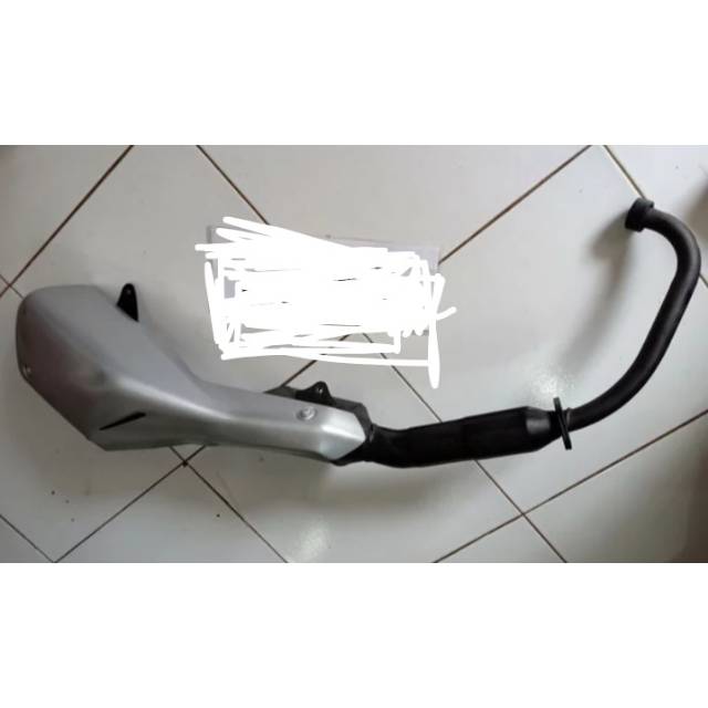 Knalpot cbr 150 cbu original bawaan motor