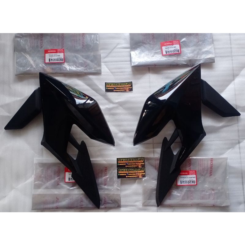 SHROUD CB150R LED V2 HITAM SAYAP TANGKI CB150R V2 COVER TANGKI CB150R LED V2 ORIGINAL