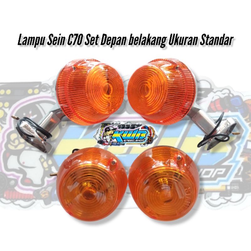 LAMPU RITING SEN RETING SEIN BELAKANG BESAR STANDAR HONDA C70 MK2 MK3 Lampu sein sen belakang honda c50 c70 c90 ukuran standar besar