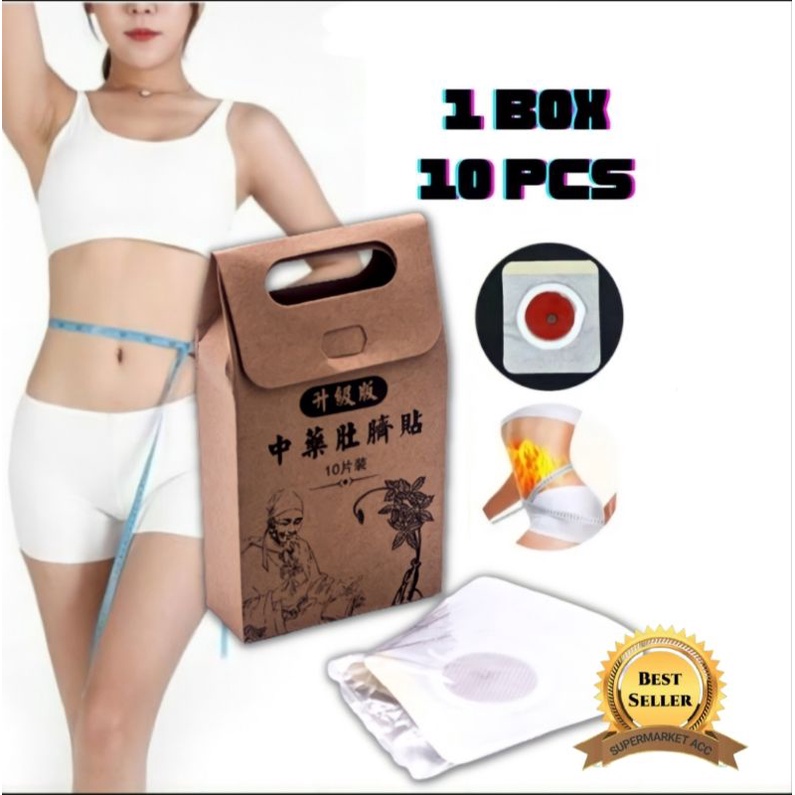 [10 PCS]Koyo Pelangsing Perut Shou Shen Tie / Koyo Diet Lemak Slim Patch