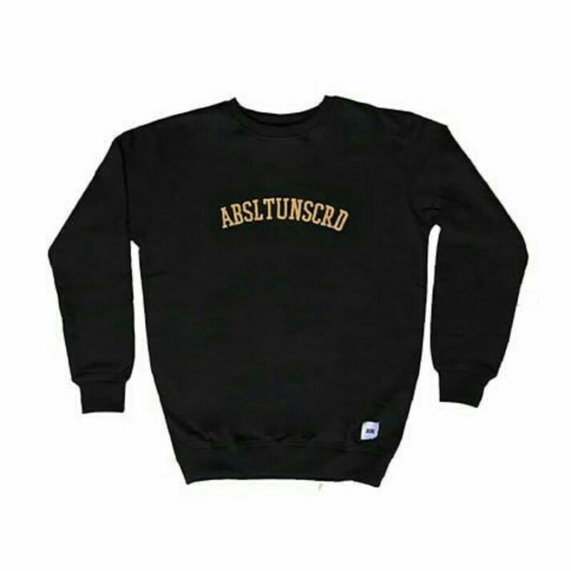 308 Absltunscrd Sweater Abslt Crewneck Black Unisex