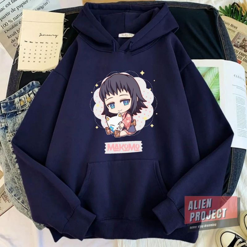 Alien Project Hoodie cewek makomo Hoodie wanita Hoodie cewe