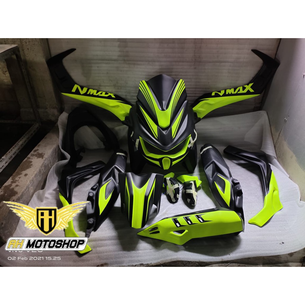 PAKET COVER BODY NMAX NEW DAN LAMA MODEL PREDATOR VARIASI YAMAHA NMAX 2020 2021 MODEL PREDATOR TERLA