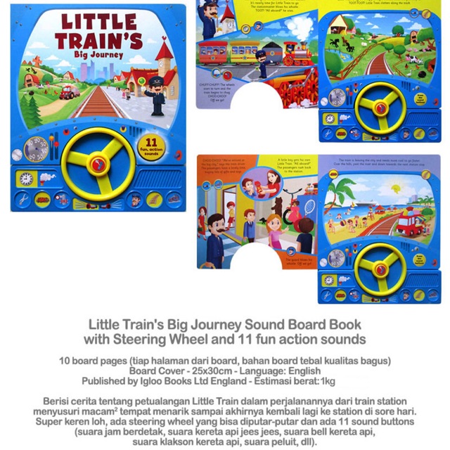 Little Train Big Journey Sound Book
