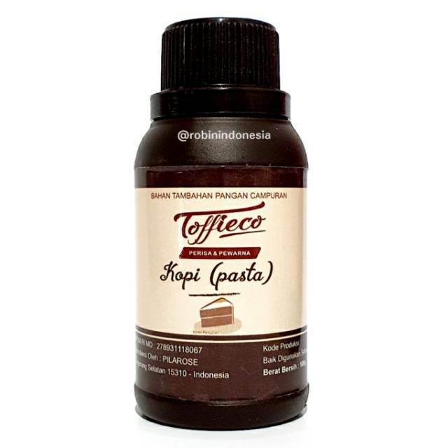 

Pasta Toffieco Kopi 100 gr Coffee tofieco bahan kue makassar bahan tambahan pangan flavour