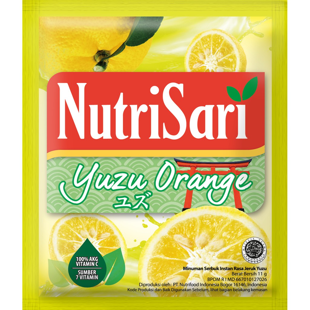 

NutriSari Yuzu Orange 1 PACK (4 RENCENG)