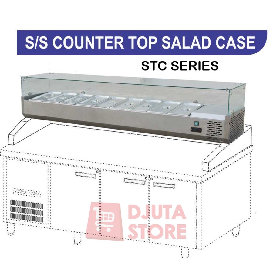 SS COUNTER TOP SALAD CASE GEA STC-188