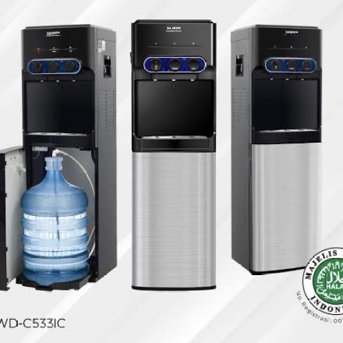 SANKEN Water Dispenser Bottom Loading HWD-C533IC GALON BAWAH STAINLESS STEEL