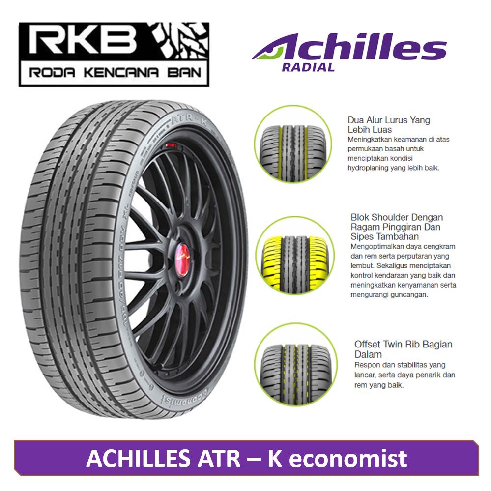 Achilles ATR K Economist Ukuran 165/50 R16 Ban Mobil