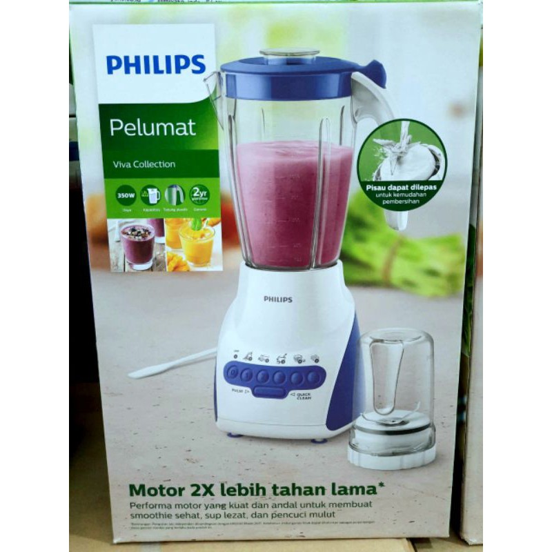 BLENDER PHILIPS TYPE HR 2115 / 2221 BAHAN PLASTIK