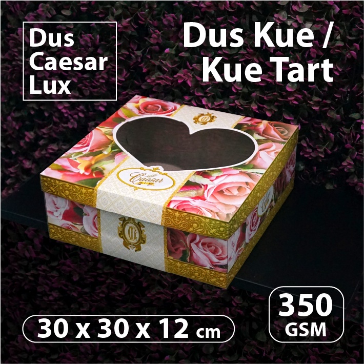 Dus Cake Motif 30 x 30 x 12 cm - CAESAR LUX - Box Kue