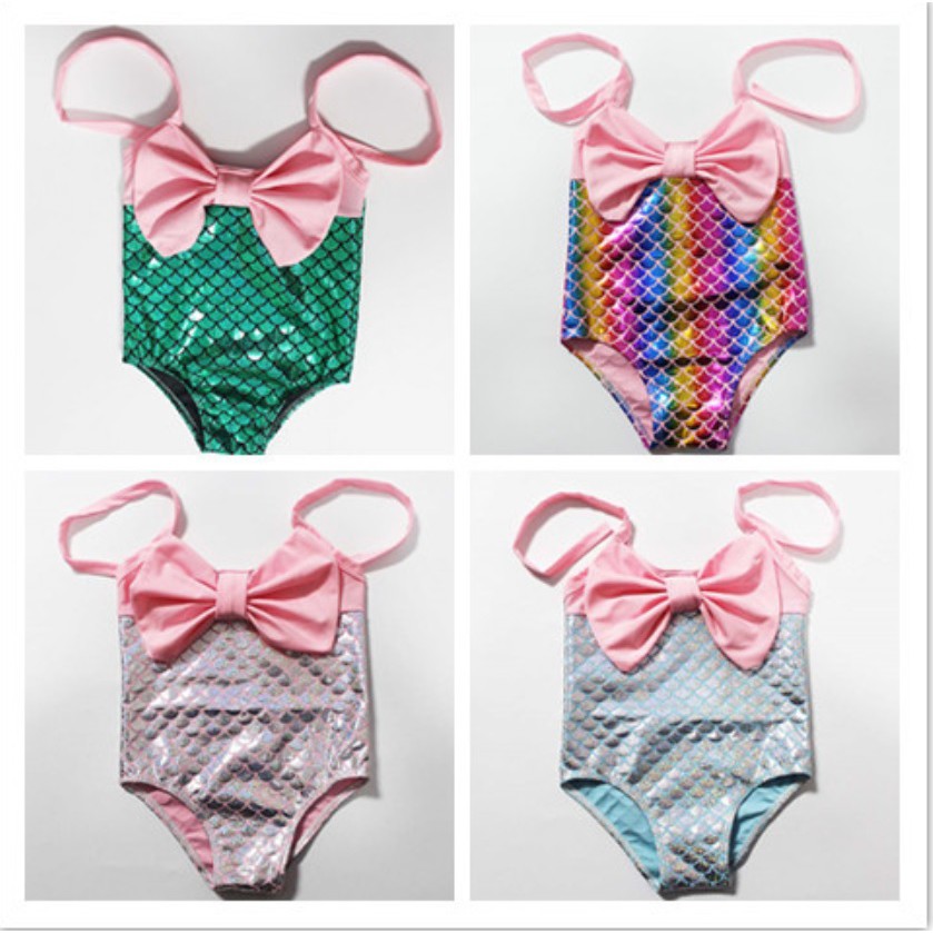 Baju renang anak import motif mermaid