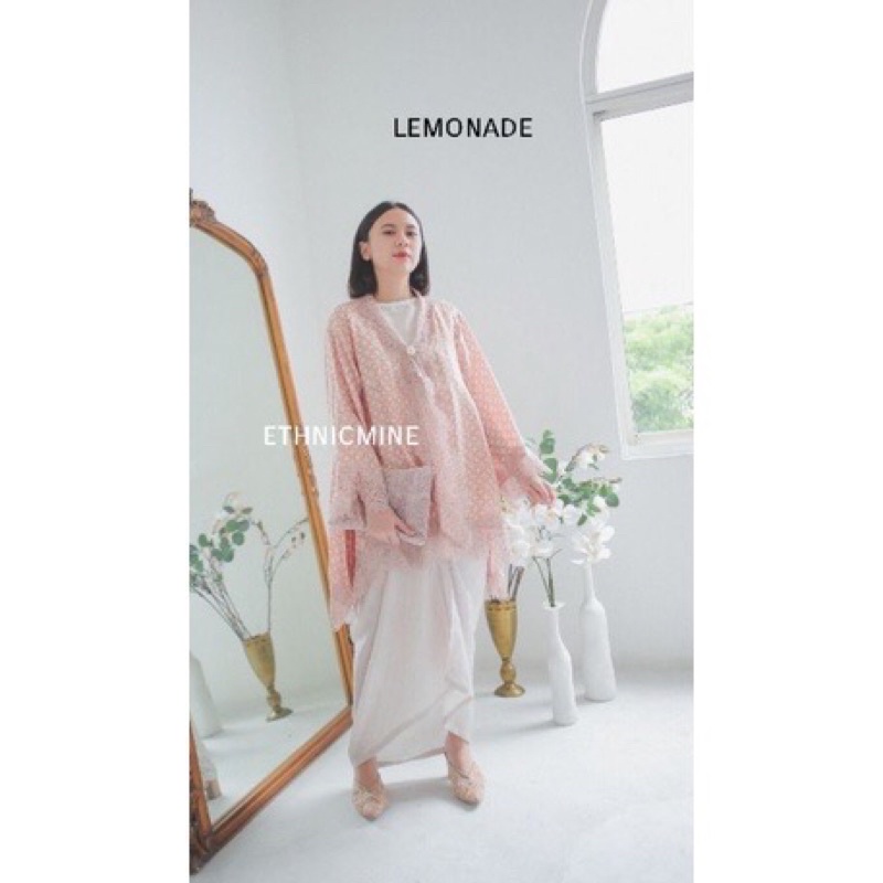 Outer Batik Viscose Ethnicmine - Btari Midi Lemonade