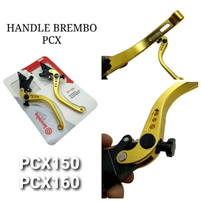 HANDLE REM ALMUNIUM CNC BREMBO NMAX OLD/NEW MODEL HANDLE REM KTC NMAX OLD NMAX NEW / PCX150 PCX160 PNP