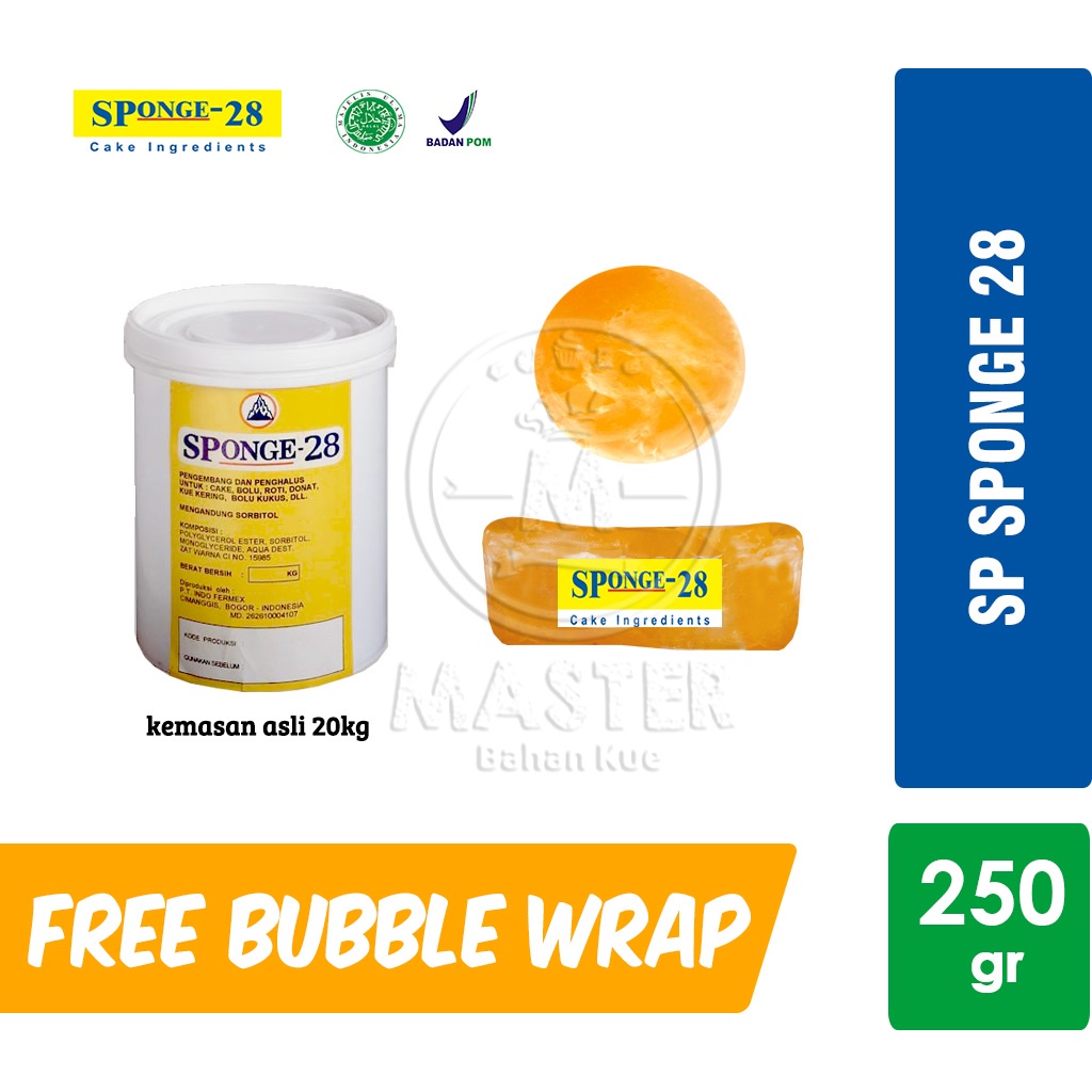 

SP Sponge 28 Cake Emulsifier / Pelembut Kue / Cake Improver [250 gr]