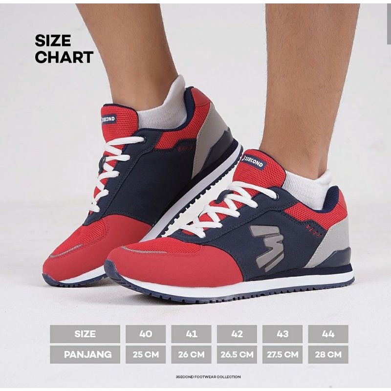 sepatu Running / olahraga 3second Original