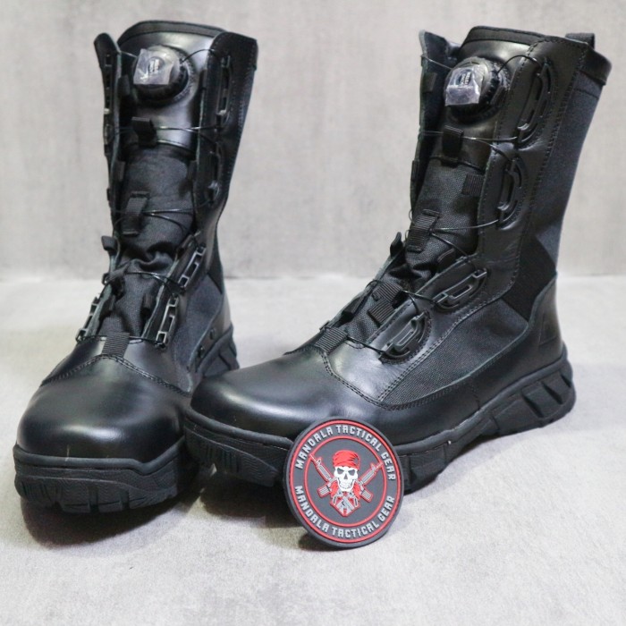 SEPATU PDL TACTICAL/ REPLIKA BOA ASLI KULIT / SEPATU PDL TALI PUTAR - 39