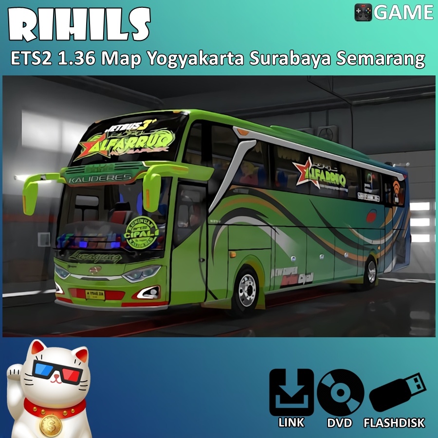 ETS2 1.36 Map Yogyakarta Surabaya Semarang Game PC Laptop