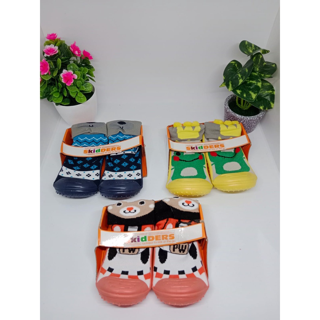 Skidders Sepatu Prewalker Shoes Sepatu Bayi Alas Karet Skider lucu