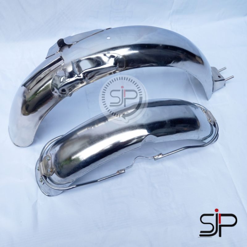 Spakbor Depan Belakang motor CB Besi Croom slebor custome