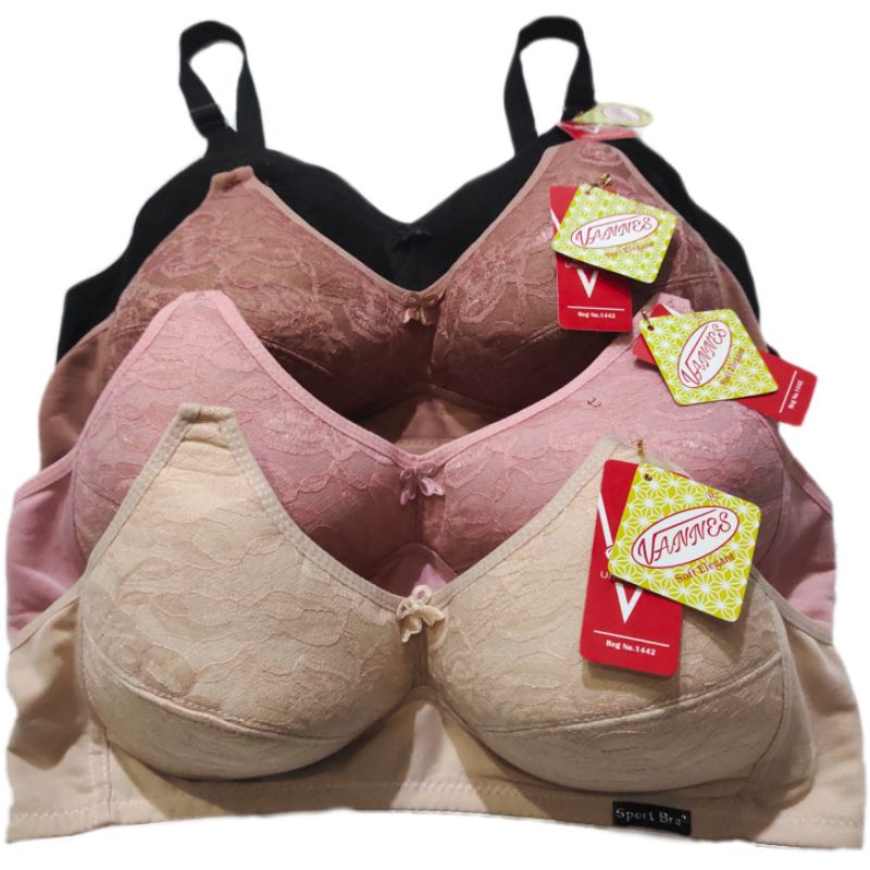 Bh Sport Bra Jumbo Tanpa Busa/Bh Sport Bra Brukat 40-44