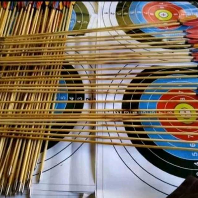 Aank panah bambu 8 mm x 80 cm