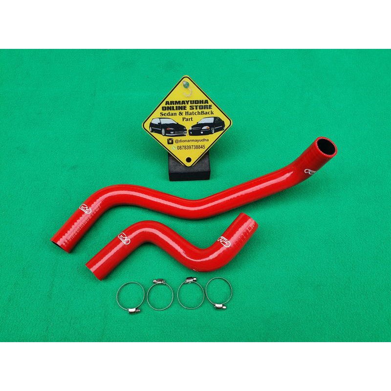 selang radiator racing silicone merah toyota starlet kotak kapsul