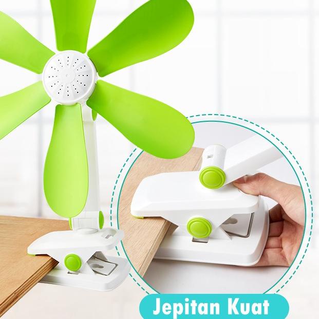 ♖ AOKI Kipas angin jepit eva lentur adem tempel dinding 380mm ♚