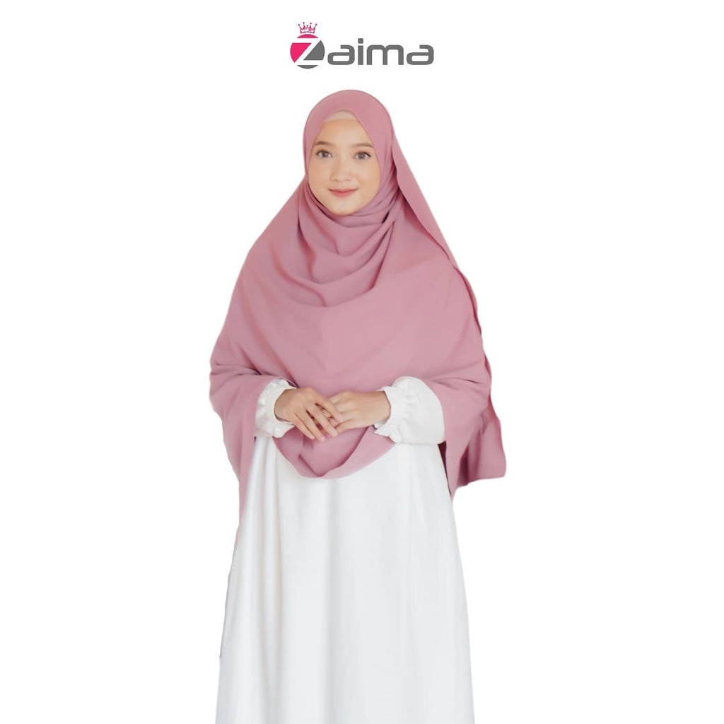 Pashmina Jumbo Syari 200 x 100 Lebar Besar Diamond Italiano-Soft Dusty