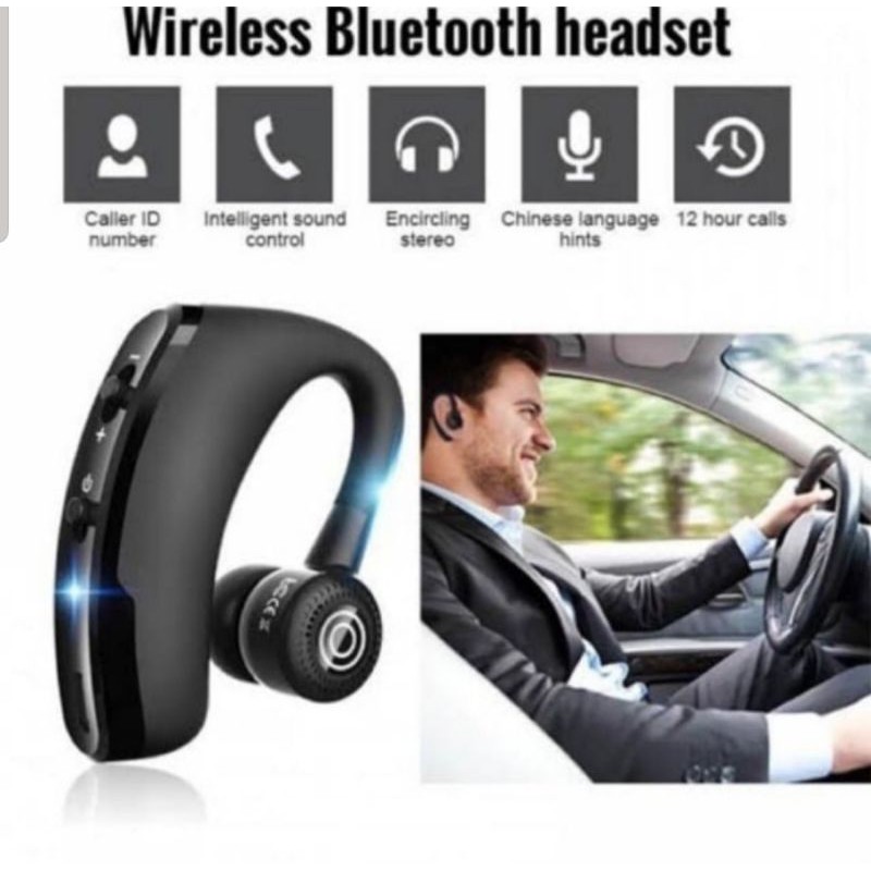 Headset Bluetooth V9 Handfree Bluetooth Plantronics wireless bluetooth